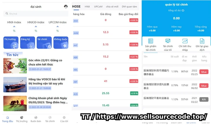 VUE版越南股票源码(附完整工程与搭建说明)