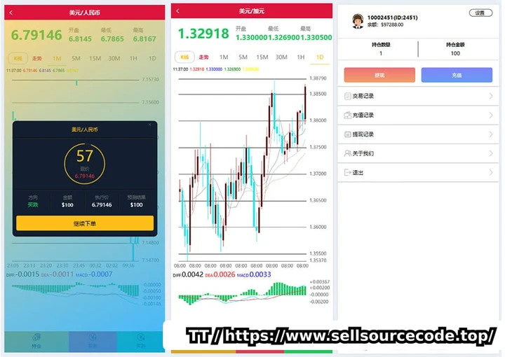 多语言微盘/微交易所系统源码/外汇微盘平台/中银国际理财系统/前端HTML+后端PHP